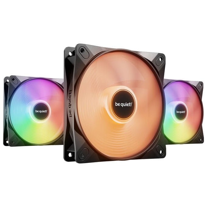 Be quiet! BL124 LIGHT WINGS LX Ventilatore 120mm 2100 rpm 105.1 m³-h ARGB 3 pezzi colore Nero