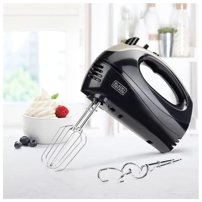 Black+Decker BXMX-301-E Frullino 5 velocita' funzione turbo colore Nero