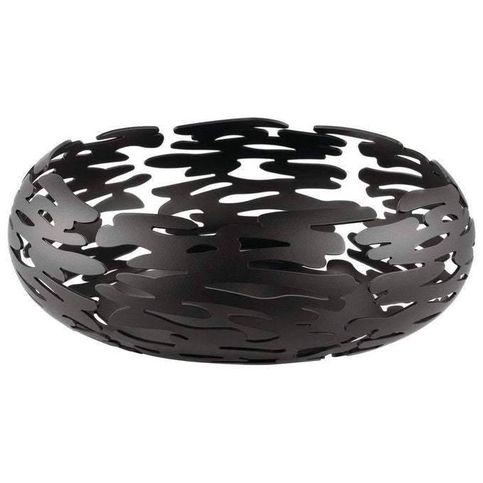 Alessi BM02 Cestino Rotondo Barknest in Acciaio Inossidabile 18-10 Lucido colore Lucido