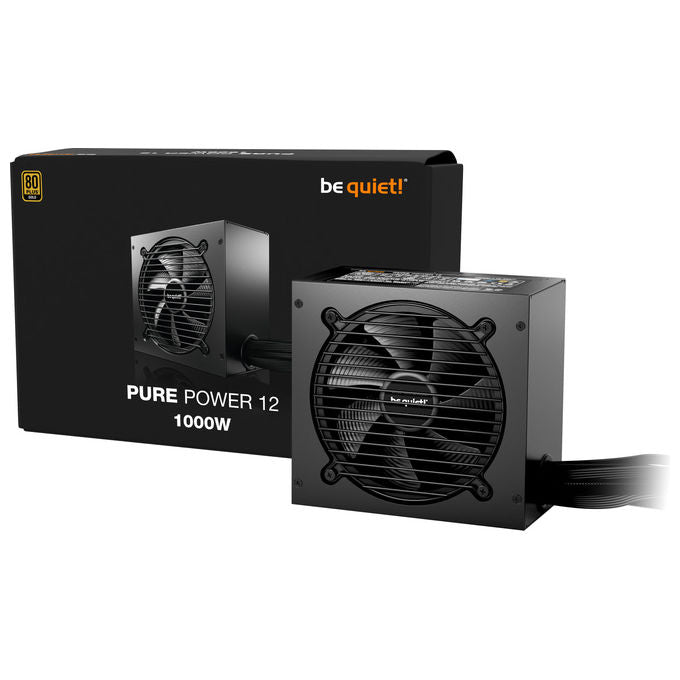 Be Quiet! BP005EU Pure Power 12 Alimentatore 1000 W 80 PLUS Gold Completamente Modulare colore Nero