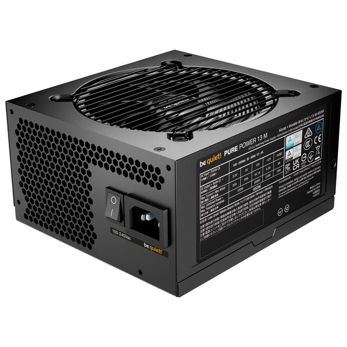 Be quiet! BP025EU Pure Power 13 M Alimentatore 650 W 80 PLUS Gold 12 cm 30,2 dB colore Nero
