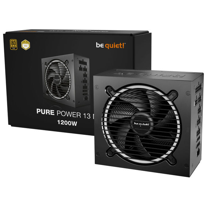 Be quiet! BP029EU Pure Power 13 M Alimentatore 1200 W 80 PLUS Gold Completamente Modulare ATX 3.1 PCIe 5.1 Ventola 120 mm colore Nero