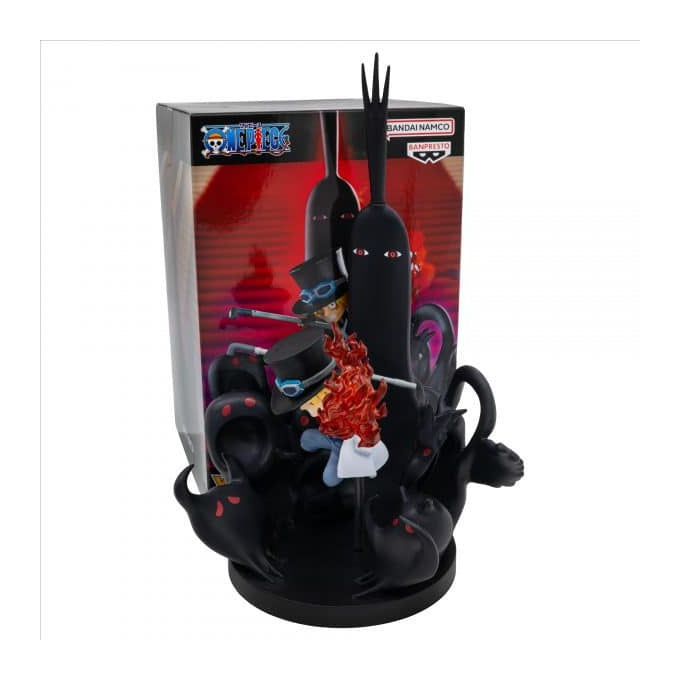 Banpresto One Piece Statuetta Sabo Vs Five Elders and Imu WCF Special 14cm PVC