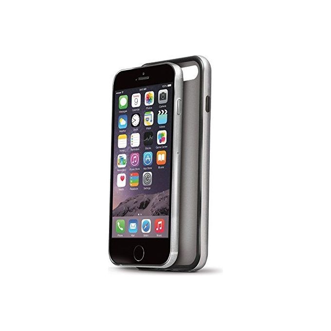 Celly Bumper Cover iphone 6 plus silver