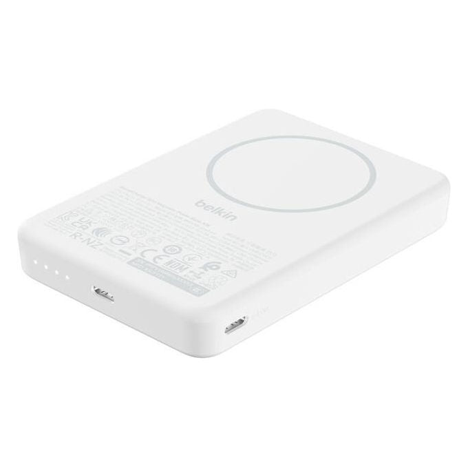 Belkin BPD015hqWH BoostCharge Power Bank Magnetico 10000 mAh 7,5 W USB-C colore Bianco