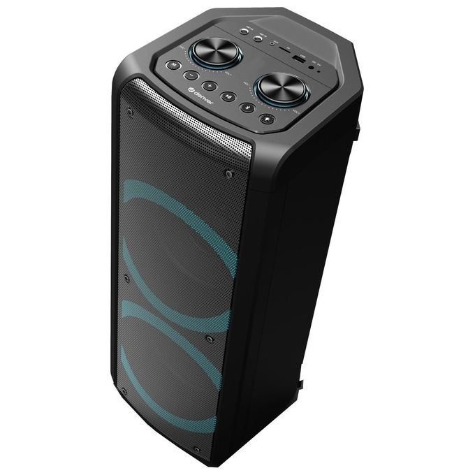 Denver BPS-352 Altoparlante Portatile Stereo Bluetooth 300 W con LED Multicolore colore Nero