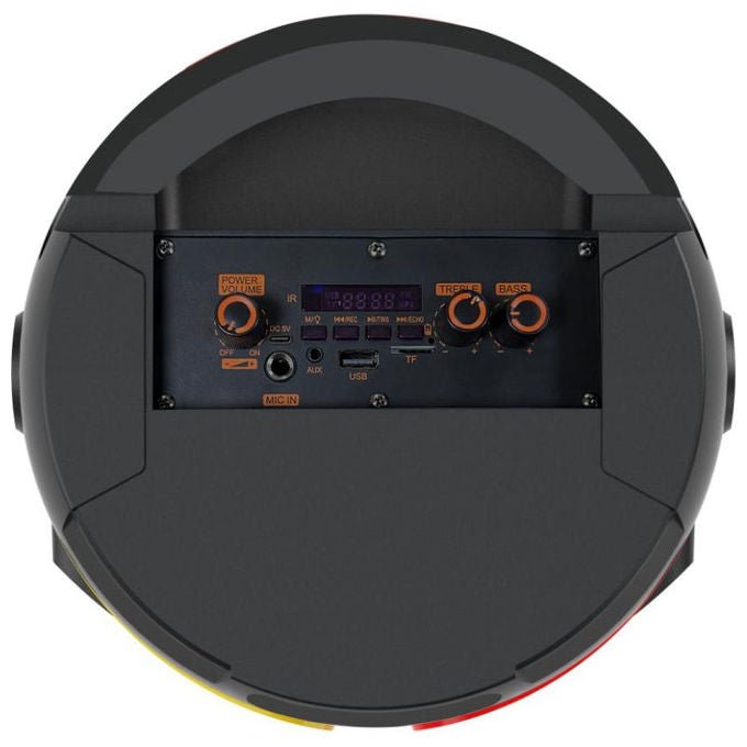 Denver BPS-355 Altoparlante da festa con Bluetooth e Luci LED 16 W RMS Woofer 20,3 cm colore Nero