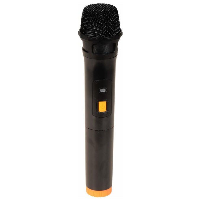Denver BPS-459 Altoparlante da festa Potenza 200 W RMS Bluetooth 5.0 LED Multi MicroSD USB Tipo C e A con Microfono e Telecomando colore Nero