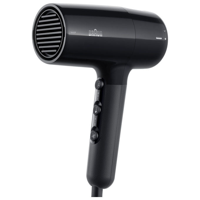 Braun BRHD215E HD2.15 Asciugacapelli 2100 W 2 velocita' 3 temperature Getto d'aria fredda Diffusore professionale Concentratore d'aria colore Nero
