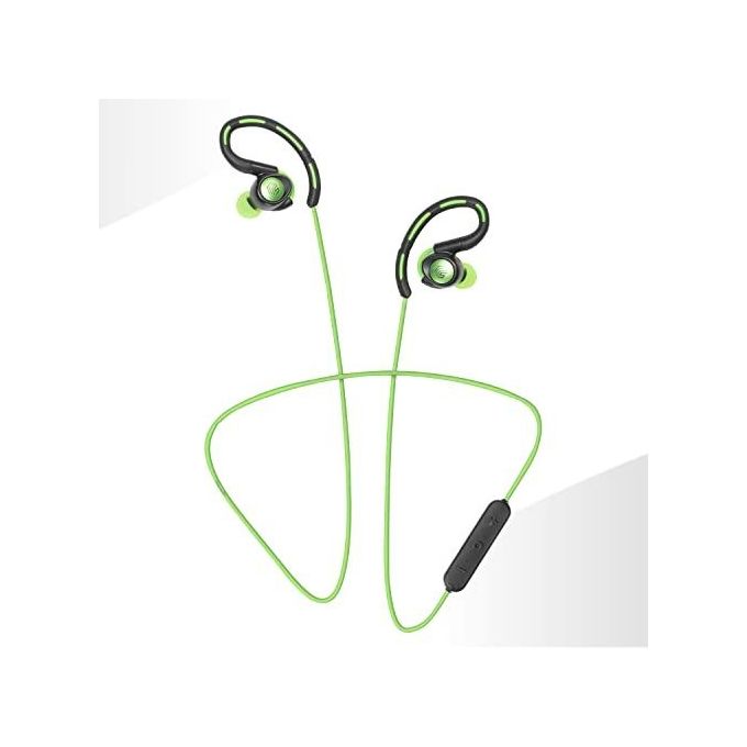 Cellular Line ATHLETY Auricolare Bluetooth Sport Dotato di Certificazione IPX4 e Archetto Flessibile BìVerde