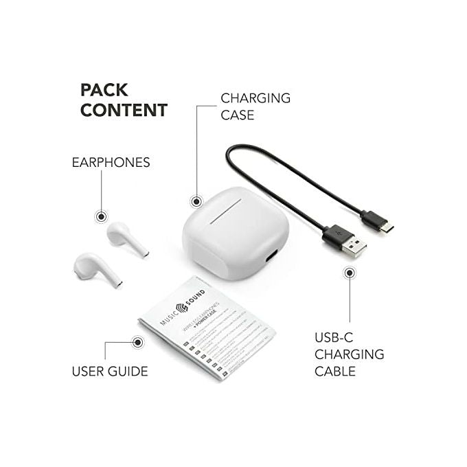 Cellular Line Auricolare Bluetooth Tws Swag Bianco