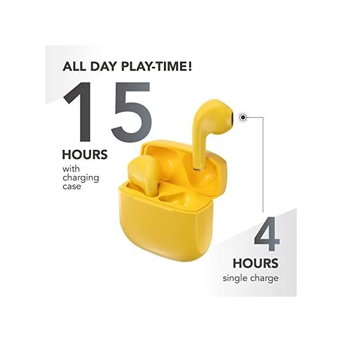 Cellular Line Auricolare Bluetooth Tws Swag Giallo