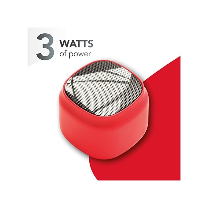 Music Sound Speaker Bluetooth Mini Tascabile 3W Rosso