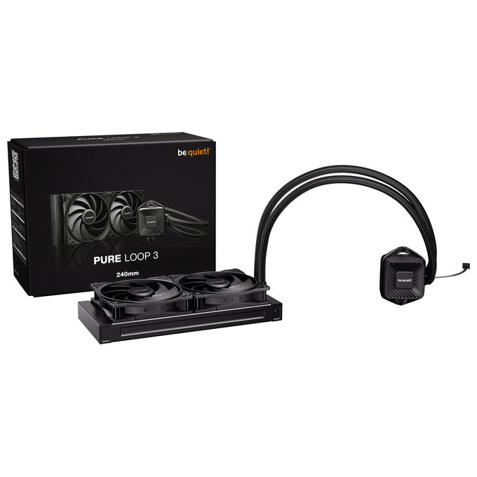 Be Quiet! 4260052193167 Pure Loop 3 Dissipatore a Liquido 240 mm Compatibilita' Intel e AMD Alluminio e Rame colore Nero