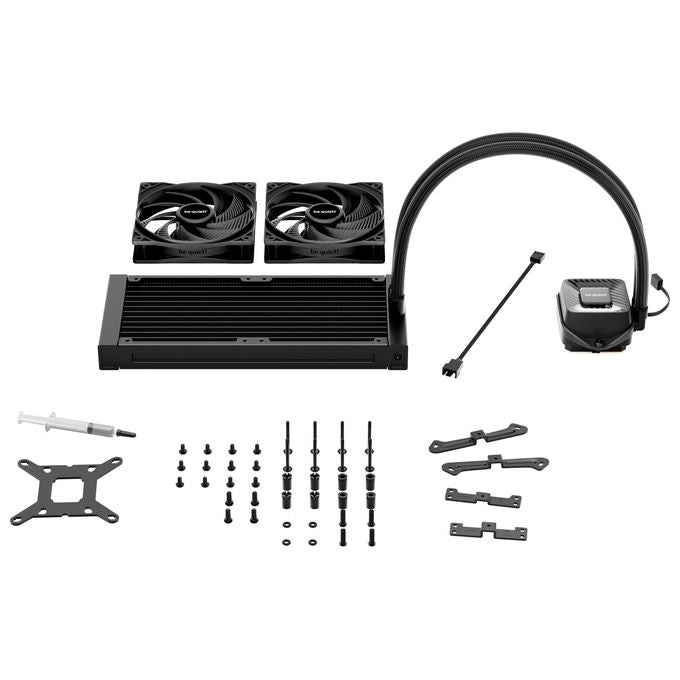 Be Quiet! 4260052193167 Pure Loop 3 Dissipatore a Liquido 240 mm Compatibilita' Intel e AMD Alluminio e Rame colore Nero