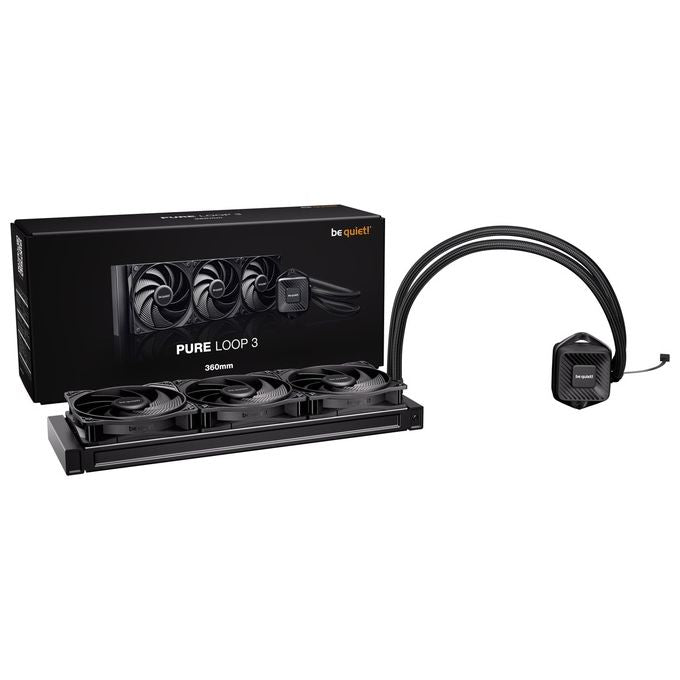 Be Quiet! 4260052193181 Pure Loop 3 Raffreddamento a Liquido 360mm 3x120 mm PWM LGA1700 AM5 colore Nero