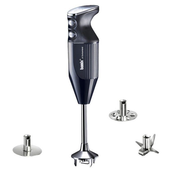 Bamix 7610497620181 Prime Frullatore a Immersione 250W 2 Livelli di Velocita' Acciaio Inossidabile colore Nero