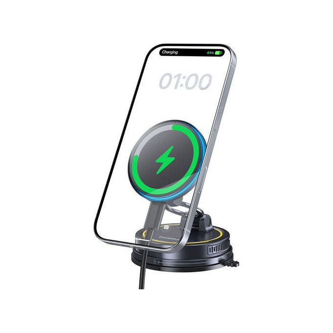 Baseus C0013F01 PrimeTrip VC2 Flex Pro Supporto per Caricabatterie da Auto Wireless 15 W 35N 720° colore Nero