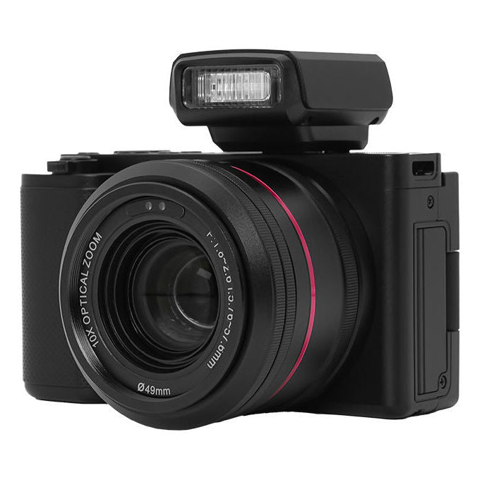 AgfaPhoto C130 Realishot Fotocamera Compatta 24 MP CMOS 4K Wi-Fi Schermo Touch Rotante Zoom Ottico 10x colore Nero