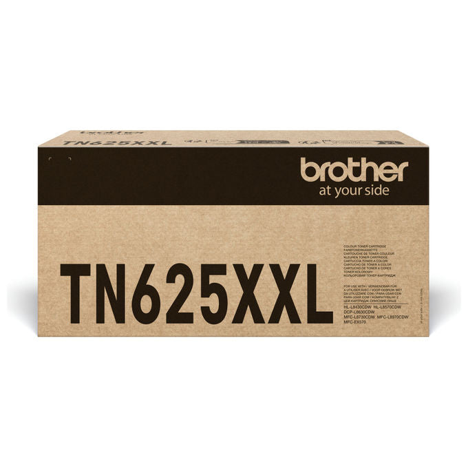 Brother TN-625XXLBK Cartuccia Toner Originale Nero Resa 7500 Pagine per Modelli HL L8430CDW L8570CDW MFC L8730CDW L8970CDW colore Nero