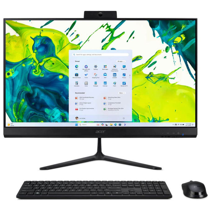 Acer PC CONSUMER C24-2G Monitor PC 24'' Full HD Risoluzione 1920x1080 colore Nero