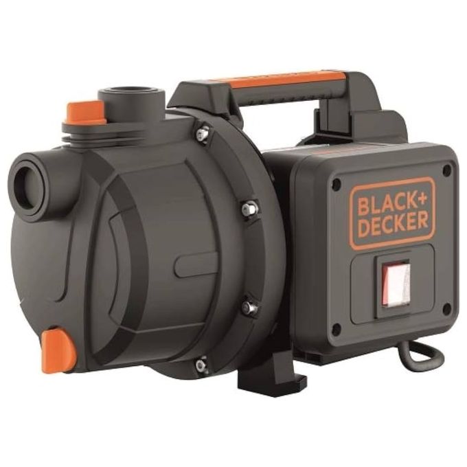 Black+decker BXGP600PE Pompa Autoadescante 600 W Portata 3100 l-h Prevalenza 35 m Altezza Aspirazione 8 m colore Nero