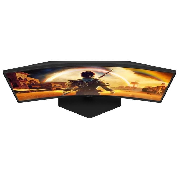 AOC C27G42FE G4 Monitor Gaming Curvo 27'' FHD 180 Hz 0,5 ms colore Nero Rosso