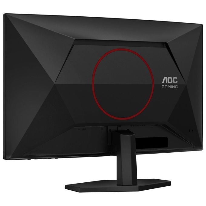 AOC C27G42FE G4 Monitor Gaming Curvo 27'' FHD 180 Hz 0,5 ms colore Nero Rosso