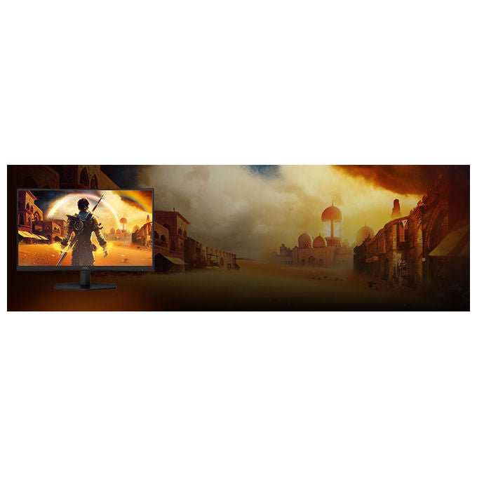 AOC C27G42FE G4 Monitor Gaming Curvo 27'' FHD 180 Hz 0,5 ms colore Nero Rosso