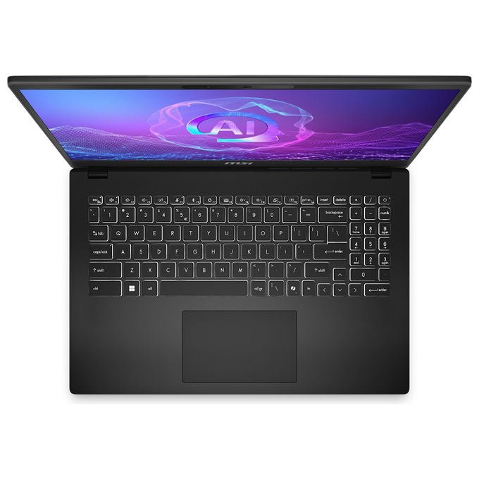 MSI C2HMG-285IT Modern 15 H AI Notebook 15.6'' Intel Core Ultra 9-285H 32GB RAM 1TB SSD colore Nero