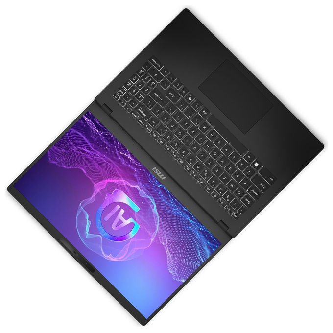 MSI C2HMG-285IT Modern 15 H AI Notebook 15.6'' Intel Core Ultra 9-285H 32GB RAM 1TB SSD colore Nero