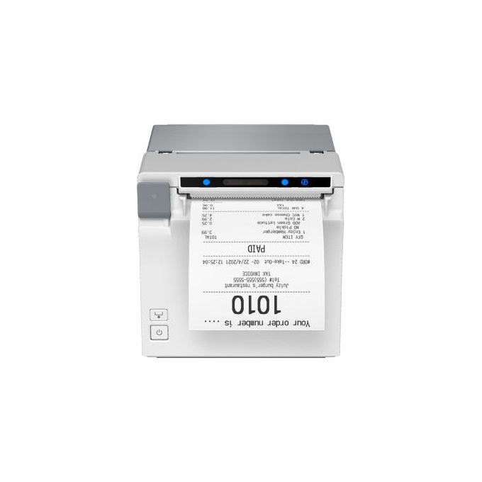 Epson C31CK01001 EU-M30 Stampante Termica POS USB RS232 Risoluzione 203 x 203 DPI Velocita' Stampa 250 mm-s colore Bianco