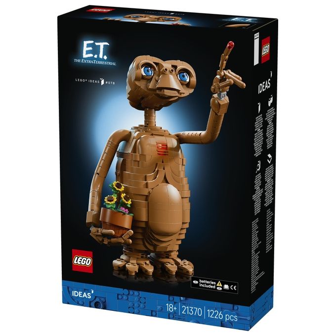 Lego 21370 LEGO Ideas Kit Modellismo per Adulti con Figura Aliena Fiori Finti e Mattoncino Luminoso colore Multicolore