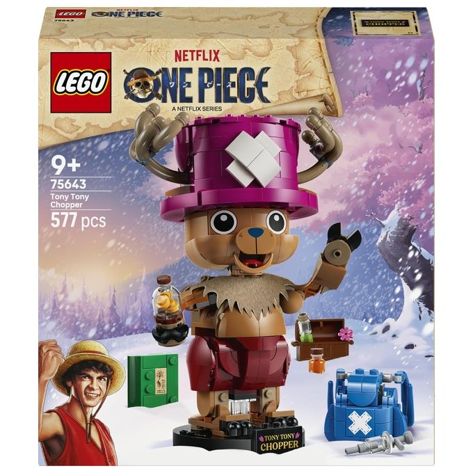 Lego 75643 ONE PIECE Set da costruzione Action Figure TonyTony Chopper 577 pezzi colore Multicolore