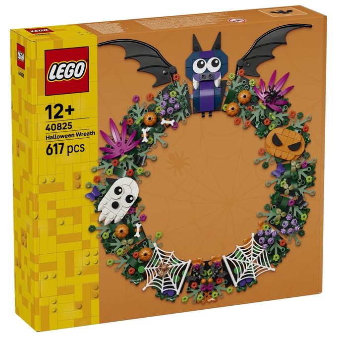 Lego 40825 Ghirlanda di Halloween con Pipistrelli Zucche Fantasmi e Ragnatele 617 pezzi colore Multicolore