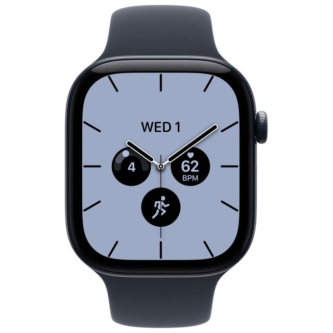 Apple MJH44QL-A Apple Watch Series 12 GPS + Cellular Cassa 46 mm in Ceramica Blu Notturno con Cinturino Sport Blu Marino M-L colore Blu Notturno