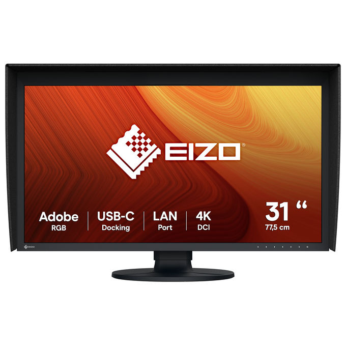 EIZO CG3100X ColorEdge Monitor 30.5'' 4K DCI IPS 4096 x 2160 Pixel HDR 500 cd-m² USB-C 94W colore Nero