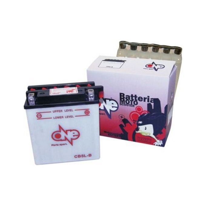 One Batteria Moto YB5L-B-Sm 12V 5Ah Acido Predosato a Corredo