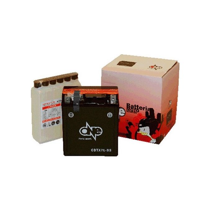 One Batteria Moto YTX7L-Bs 12V 6Ah Acido Predosato a Corredo