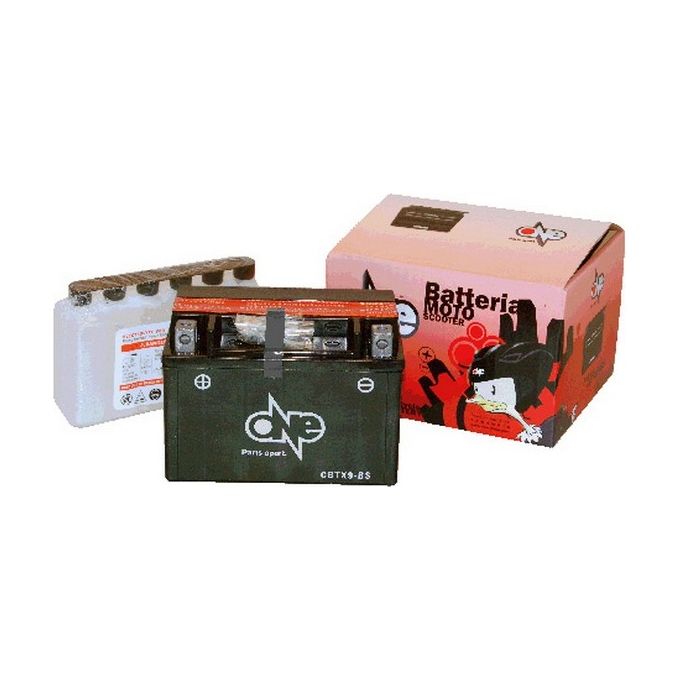 One Batteria Moto YTX9-Bs 12V 8Ah Acido Predosato a Corredo