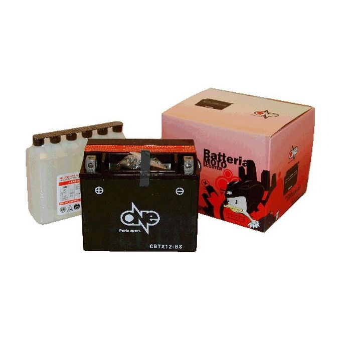 One Batteria Moto YTX12-Bs Con Acido Predosato a Corredo