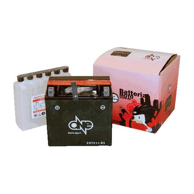 One Batteria Moto YTX14-Bs Con Acido Predosato a Corredo