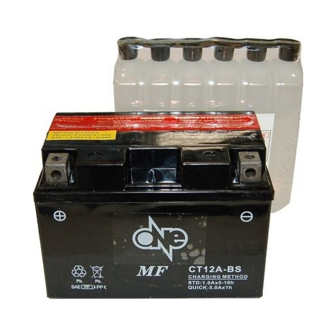 One Batteria Moto YT12A-Bs Con Acido Predosato a Corredo