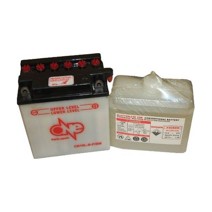 One Batteria Moto YB10L-B-P-Sm Con Acido Predosato a Corredo