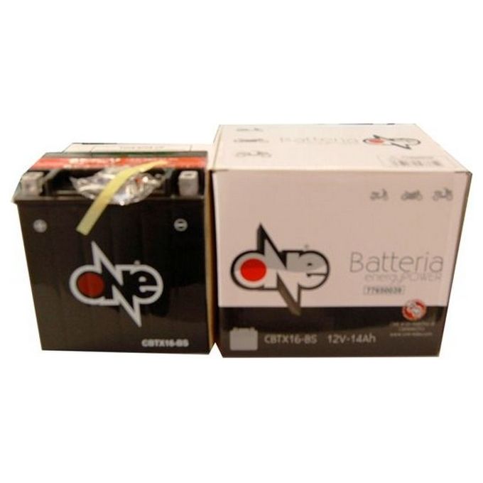 One Batteria Moto YTX16-Bs Con Acido Predosato a Corredo