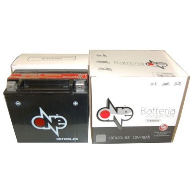 One Batteria Moto YTX20L-Bs Con Acido Predosato a Corredo