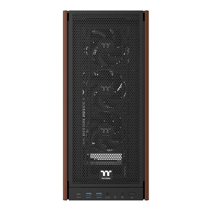 Thermaltake 4711658544544 S370 WS Case Midi Tower ATX E-ATX Micro-ATX Mini-ITX con 4 ventole 120 mm CT120 PWM Vetro Temperato colore Nero