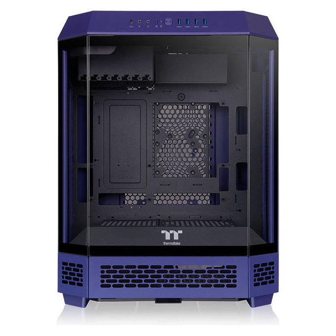 Thermaltake 4711475649798 The Tower 600 Case PC Midi Tower ATX con vetro temperato e ventole 140 mm incluse colore Blu