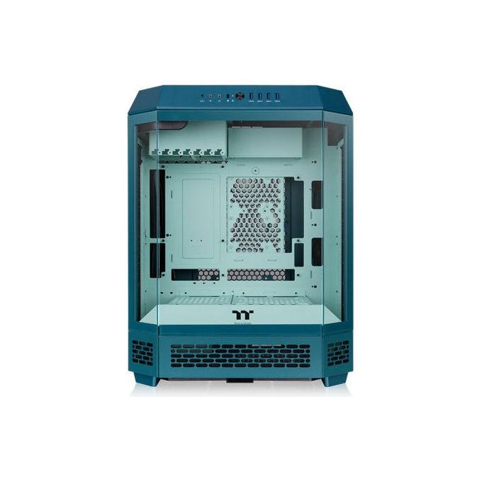 Thermaltake CA-1Z1-00MTWN-00 The Tower 600 Case Midi Tower Fattore di forma ATX Mini ITX e micro ATX con vetro temperato e illuminazione RGB colore Colore benzina