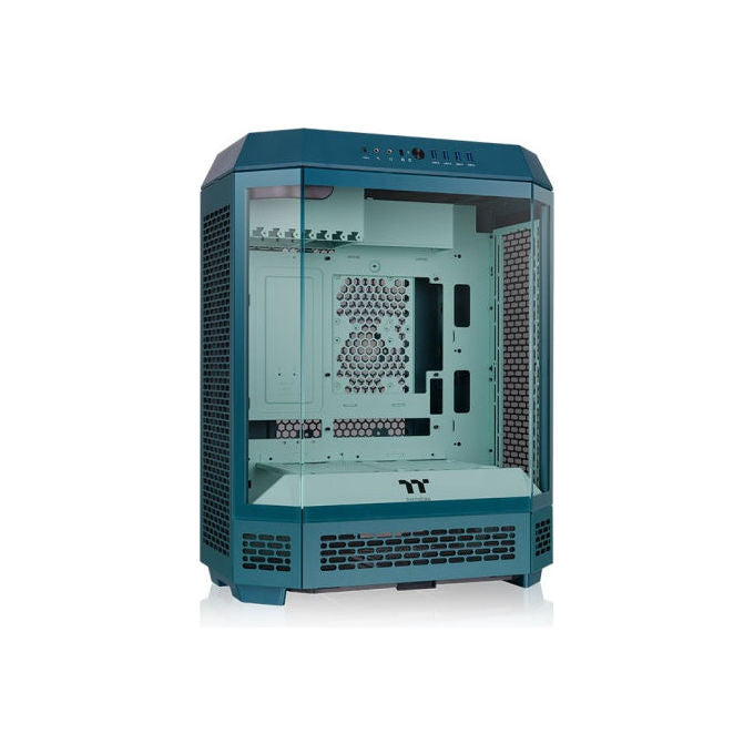 Thermaltake CA-1Z1-00MTWN-00 The Tower 600 Case Midi Tower Fattore di forma ATX Mini ITX e micro ATX con vetro temperato e illuminazione RGB colore Colore benzina